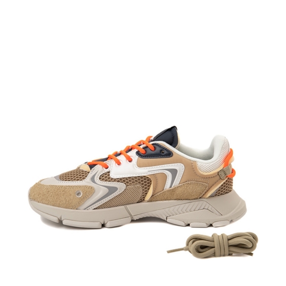 Mens Lacoste Sneakers L003 Neo Athletic Shoe Size 13 NEW Khaki Navy